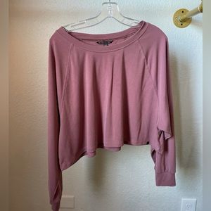 Victoria's Secret PINK Women's Long Sleeve Cropped T-Shirt Top